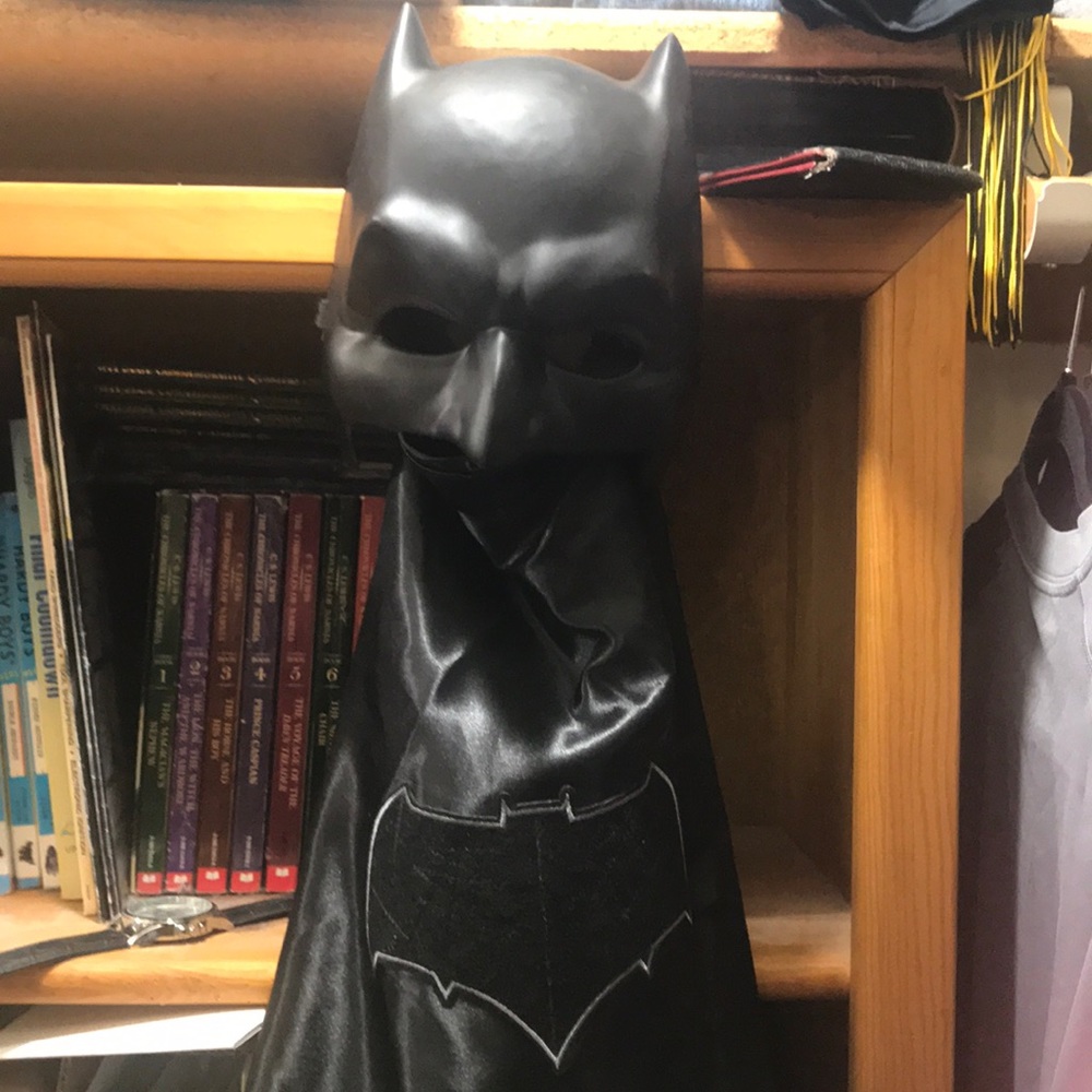Batman Cape + Mask COMBO - warn once - fits adults
